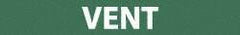 NMC - Pipe Marker with Vent Legend and No Graphic - 3/4 to 1-1/4" Pipe Outside Diam, White on Green - Eagle Tool & Supply