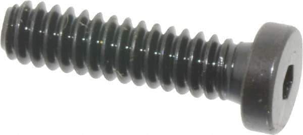 Holo-Krome - #10-24 UNC Hex Socket Drive, Low Socket Cap Screw - Alloy Steel, Black Oxide Finish, Fully Threaded, 3/4" Length Under Head - Eagle Tool & Supply