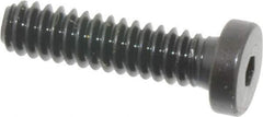 Holo-Krome - #10-24 UNC Hex Socket Drive, Low Socket Cap Screw - Alloy Steel, Black Oxide Finish, Fully Threaded, 3/4" Length Under Head - Eagle Tool & Supply