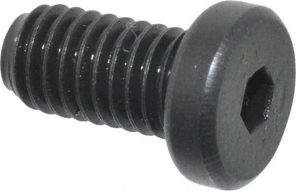 Holo-Krome - #10-32 UNF Hex Socket Drive, Low Socket Cap Screw - Alloy Steel, Black Oxide Finish, Fully Threaded, 3/8" Length Under Head - Eagle Tool & Supply