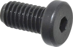 Holo-Krome - #10-32 UNF Hex Socket Drive, Low Socket Cap Screw - Alloy Steel, Black Oxide Finish, Fully Threaded, 3/8" Length Under Head - Eagle Tool & Supply