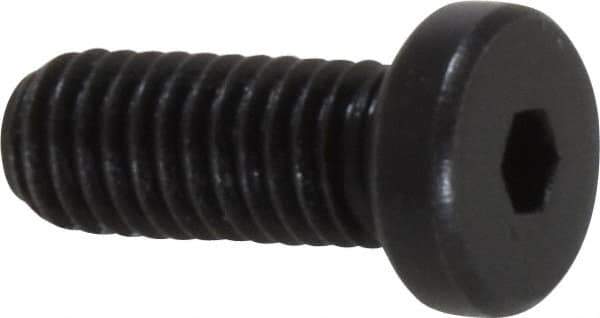 Holo-Krome - #10-32 UNF Hex Socket Drive, Low Socket Cap Screw - Alloy Steel, Black Oxide Finish, Fully Threaded, 1/2" Length Under Head - Eagle Tool & Supply