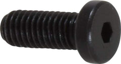 Holo-Krome - #10-32 UNF Hex Socket Drive, Low Socket Cap Screw - Alloy Steel, Black Oxide Finish, Fully Threaded, 1/2" Length Under Head - Eagle Tool & Supply