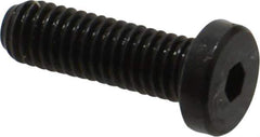 Holo-Krome - #10-32 UNF Hex Socket Drive, Low Socket Cap Screw - Alloy Steel, Black Oxide Finish, Fully Threaded, 5/8" Length Under Head - Eagle Tool & Supply