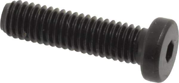 Holo-Krome - #10-32 UNF Hex Socket Drive, Low Socket Cap Screw - Alloy Steel, Black Oxide Finish, Fully Threaded, 3/4" Length Under Head - Eagle Tool & Supply