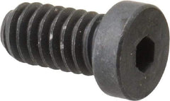 Holo-Krome - 1/4-20 UNC Hex Socket Drive, Low Socket Cap Screw - Alloy Steel, Black Oxide Finish, Fully Threaded, 1/2" Length Under Head - Eagle Tool & Supply