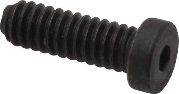 Holo-Krome - 1/4-20 UNC Hex Socket Drive, Low Socket Cap Screw - Alloy Steel, Black Oxide Finish, Fully Threaded, 3/4" Length Under Head - Eagle Tool & Supply