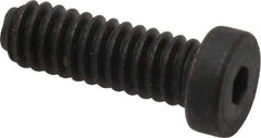 Holo-Krome - 1/4-20 UNC Hex Socket Drive, Low Socket Cap Screw - Alloy Steel, Black Oxide Finish, Fully Threaded, 3/4" Length Under Head - Eagle Tool & Supply