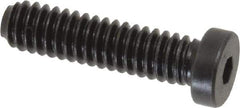 Holo-Krome - 1/4-20 UNC Hex Socket Drive, Low Socket Cap Screw - Alloy Steel, Black Oxide Finish, Fully Threaded, 1" Length Under Head - Eagle Tool & Supply