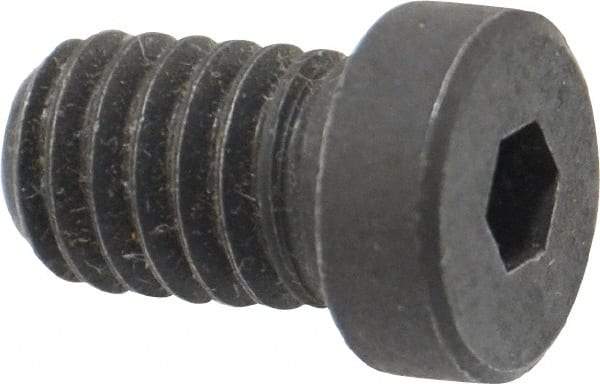 Holo-Krome - 5/16-18 UNC Hex Socket Drive, Low Socket Cap Screw - Alloy Steel, Black Oxide Finish, Fully Threaded, 1/2" Length Under Head - Eagle Tool & Supply