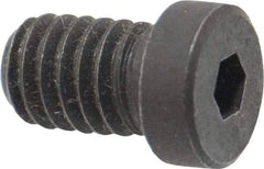Holo-Krome - 5/16-18 UNC Hex Socket Drive, Low Socket Cap Screw - Alloy Steel, Black Oxide Finish, Fully Threaded, 1/2" Length Under Head - Eagle Tool & Supply