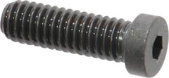Holo-Krome - 5/16-18 UNC Hex Socket Drive, Low Socket Cap Screw - Alloy Steel, Black Oxide Finish, Fully Threaded, 1" Length Under Head - Eagle Tool & Supply
