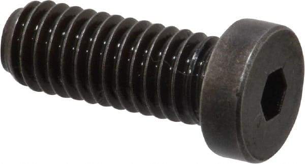 Holo-Krome - 3/8-16 UNC Hex Socket Drive, Low Socket Cap Screw - Alloy Steel, Black Oxide Finish, Fully Threaded, 1" Length Under Head - Eagle Tool & Supply