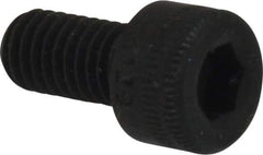 Holo-Krome - M5x0.80 Metric Coarse Hex Socket Drive, Socket Cap Screw - Grade 12.9 Alloy Steel, Black Oxide Finish, Fully Threaded, 10mm Length Under Head - Eagle Tool & Supply