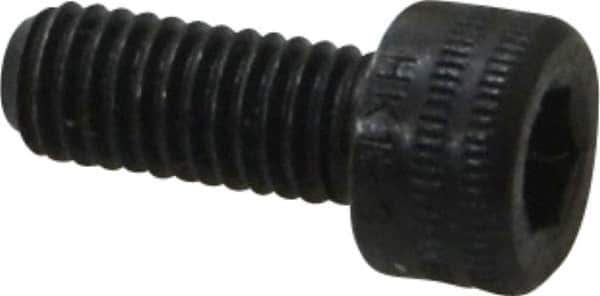 Holo-Krome - M5x0.80 Metric Coarse Hex Socket Drive, Socket Cap Screw - Grade 12.9 Alloy Steel, Black Oxide Finish, Fully Threaded, 12mm Length Under Head - Eagle Tool & Supply