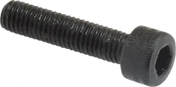 Holo-Krome - M5x0.80 Metric Coarse Hex Socket Drive, Socket Cap Screw - Grade 12.9 Alloy Steel, Black Oxide Finish, Fully Threaded, 22mm Length Under Head - Eagle Tool & Supply