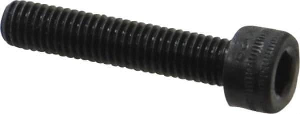 Holo-Krome - M5x0.80 Metric Coarse Hex Socket Drive, Socket Cap Screw - Grade 12.9 Alloy Steel, Black Oxide Finish, Fully Threaded, 25mm Length Under Head - Eagle Tool & Supply