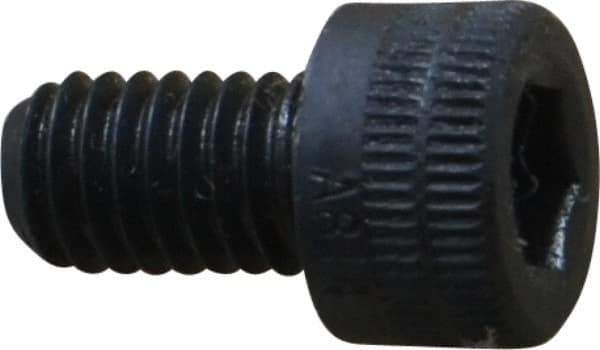 Holo-Krome - M6x1.00 Metric Coarse Hex Socket Drive, Socket Cap Screw - Grade 12.9 Alloy Steel, Black Oxide Finish, Fully Threaded, 10mm Length Under Head - Eagle Tool & Supply