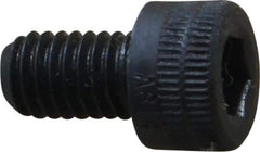 Holo-Krome - M6x1.00 Metric Coarse Hex Socket Drive, Socket Cap Screw - Grade 12.9 Alloy Steel, Black Oxide Finish, Fully Threaded, 10mm Length Under Head - Eagle Tool & Supply