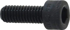 Holo-Krome - M6x1.00 Metric Coarse Hex Socket Drive, Socket Cap Screw - Grade 12.9 Alloy Steel, Black Oxide Finish, Fully Threaded, 16mm Length Under Head - Eagle Tool & Supply