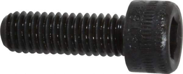 Holo-Krome - M6x1.00 Metric Coarse Hex Socket Drive, Socket Cap Screw - Grade 12.9 Alloy Steel, Black Oxide Finish, Fully Threaded, 18mm Length Under Head - Eagle Tool & Supply