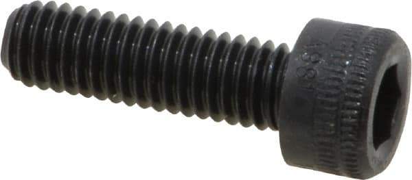 Holo-Krome - M6x1.00 Metric Coarse Hex Socket Drive, Socket Cap Screw - Grade 12.9 Alloy Steel, Black Oxide Finish, Fully Threaded, 20mm Length Under Head - Eagle Tool & Supply