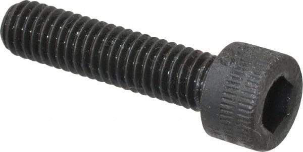 Holo-Krome - M6x1.00 Metric Coarse Hex Socket Drive, Socket Cap Screw - Grade 12.9 Alloy Steel, Black Oxide Finish, Fully Threaded, 25mm Length Under Head - Eagle Tool & Supply