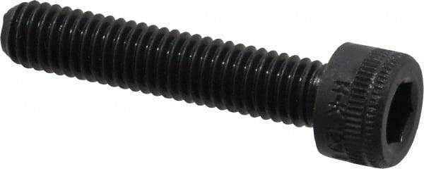 Holo-Krome - M6x1.00 Metric Coarse Hex Socket Drive, Socket Cap Screw - Grade 12.9 Alloy Steel, Black Oxide Finish, Fully Threaded, 30mm Length Under Head - Eagle Tool & Supply