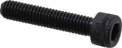 Holo-Krome - M6x1.00 Metric Coarse Hex Socket Drive, Socket Cap Screw - Grade 12.9 Alloy Steel, Black Oxide Finish, Fully Threaded, 30mm Length Under Head - Eagle Tool & Supply
