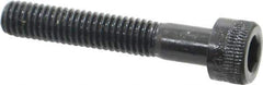 Holo-Krome - M6x1.00 Metric Coarse Hex Socket Drive, Socket Cap Screw - Grade 12.9 Alloy Steel, Black Oxide Finish, Partially Threaded, 35mm Length Under Head - Eagle Tool & Supply