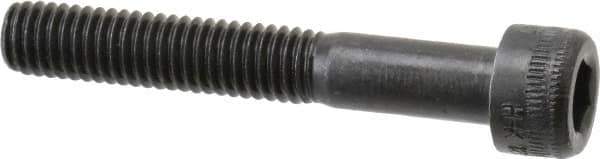 Holo-Krome - M6x1.00 Metric Coarse Hex Socket Drive, Socket Cap Screw - Grade 12.9 Alloy Steel, Black Oxide Finish, Partially Threaded, 40mm Length Under Head - Eagle Tool & Supply
