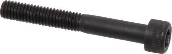 Holo-Krome - M6x1.00 Metric Coarse Hex Socket Drive, Socket Cap Screw - Grade 12.9 Alloy Steel, Black Oxide Finish, Partially Threaded, 45mm Length Under Head - Eagle Tool & Supply