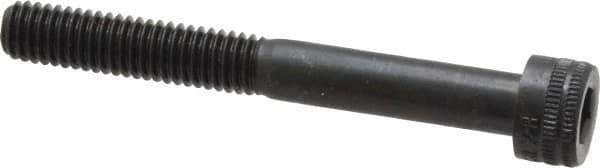 Holo-Krome - M6x1.00 Metric Coarse Hex Socket Drive, Socket Cap Screw - Grade 12.9 Alloy Steel, Black Oxide Finish, Partially Threaded, 50mm Length Under Head - Eagle Tool & Supply