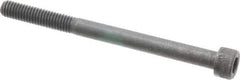 Holo-Krome - M6x1.00 Metric Coarse Hex Socket Drive, Socket Cap Screw - Grade 12.9 Alloy Steel, Black Oxide Finish, Partially Threaded, 75mm Length Under Head - Eagle Tool & Supply