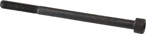 Holo-Krome - M6x1.00 Metric Coarse Hex Socket Drive, Socket Cap Screw - Grade 12.9 Alloy Steel, Black Oxide Finish, Partially Threaded, 90mm Length Under Head - Eagle Tool & Supply