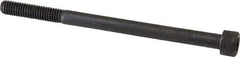 Holo-Krome - M6x1.00 Metric Coarse Hex Socket Drive, Socket Cap Screw - Grade 12.9 Alloy Steel, Black Oxide Finish, Partially Threaded, 90mm Length Under Head - Eagle Tool & Supply