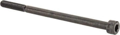 Holo-Krome - M6x1.00 Metric Coarse Hex Socket Drive, Socket Cap Screw - Grade 12.9 Alloy Steel, Black Oxide Finish, Partially Threaded, 100mm Length Under Head - Eagle Tool & Supply
