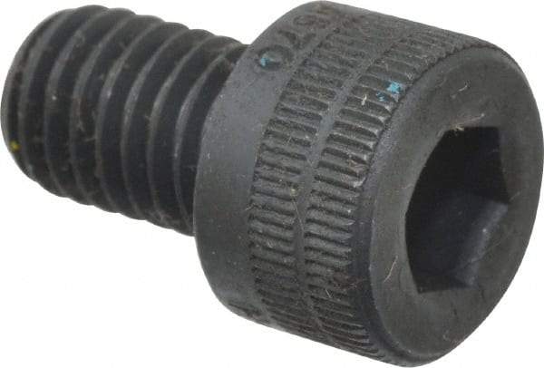 Holo-Krome - M8x1.25 Metric Coarse Hex Socket Drive, Socket Cap Screw - Grade 12.9 Alloy Steel, Black Oxide Finish, Fully Threaded, 12mm Length Under Head - Eagle Tool & Supply
