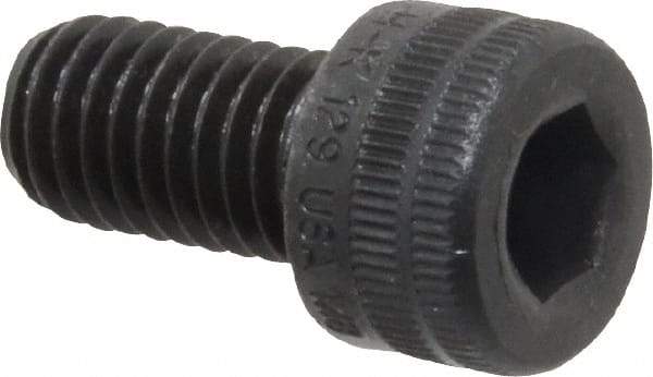 Holo-Krome - M8x1.25 Metric Coarse Hex Socket Drive, Socket Cap Screw - Grade 12.9 Alloy Steel, Black Oxide Finish, Fully Threaded, 15mm Length Under Head - Eagle Tool & Supply