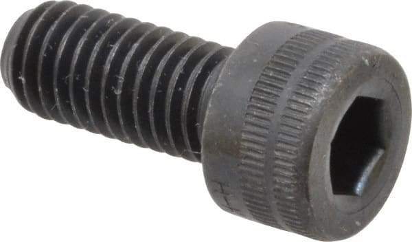 Holo-Krome - M8x1.25 Metric Coarse Hex Socket Drive, Socket Cap Screw - Grade 12.9 Alloy Steel, Black Oxide Finish, Fully Threaded, 18mm Length Under Head - Eagle Tool & Supply