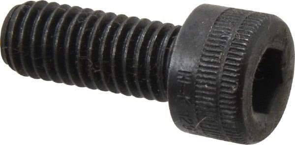 Holo-Krome - M8x1.25 Metric Coarse Hex Socket Drive, Socket Cap Screw - Grade 12.9 Alloy Steel, Black Oxide Finish, Fully Threaded, 20mm Length Under Head - Eagle Tool & Supply