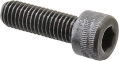 Holo-Krome - M8x1.25 Metric Coarse Hex Socket Drive, Socket Cap Screw - Grade 12.9 Alloy Steel, Black Oxide Finish, Fully Threaded, 25mm Length Under Head - Eagle Tool & Supply