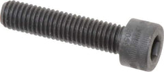 Holo-Krome - M8x1.25 Metric Coarse Hex Socket Drive, Socket Cap Screw - Grade 12.9 Alloy Steel, Black Oxide Finish, Fully Threaded, 35mm Length Under Head - Eagle Tool & Supply