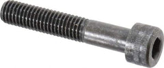 Holo-Krome - M8x1.25 Metric Coarse Hex Socket Drive, Socket Cap Screw - Grade 12.9 Alloy Steel, Black Oxide Finish, Partially Threaded, 45mm Length Under Head - Eagle Tool & Supply