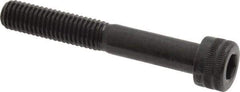 Holo-Krome - M8x1.25 Metric Coarse Hex Socket Drive, Socket Cap Screw - Grade 12.9 Alloy Steel, Black Oxide Finish, Partially Threaded, 55mm Length Under Head - Eagle Tool & Supply