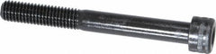 Holo-Krome - M8x1.25 Metric Coarse Hex Socket Drive, Socket Cap Screw - Grade 12.9 Alloy Steel, Black Oxide Finish, Partially Threaded, 70mm Length Under Head - Eagle Tool & Supply