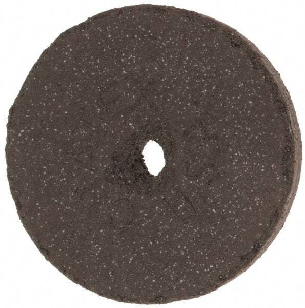 Cratex - 7/8" Diam x 1/8" Hole x 1/8" Thick, Surface Grinding Wheel - Medium Grade - Eagle Tool & Supply