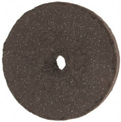 Cratex - 7/8" Diam x 1/8" Hole x 1/8" Thick, Surface Grinding Wheel - Medium Grade - Eagle Tool & Supply
