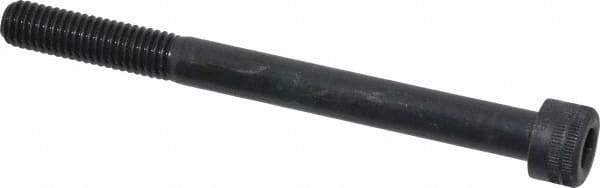 Holo-Krome - M8x1.25 Metric Coarse Hex Socket Drive, Socket Cap Screw - Grade 12.9 Alloy Steel, Black Oxide Finish, Partially Threaded, 90mm Length Under Head - Eagle Tool & Supply