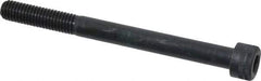 Holo-Krome - M8x1.25 Metric Coarse Hex Socket Drive, Socket Cap Screw - Grade 12.9 Alloy Steel, Black Oxide Finish, Partially Threaded, 90mm Length Under Head - Eagle Tool & Supply